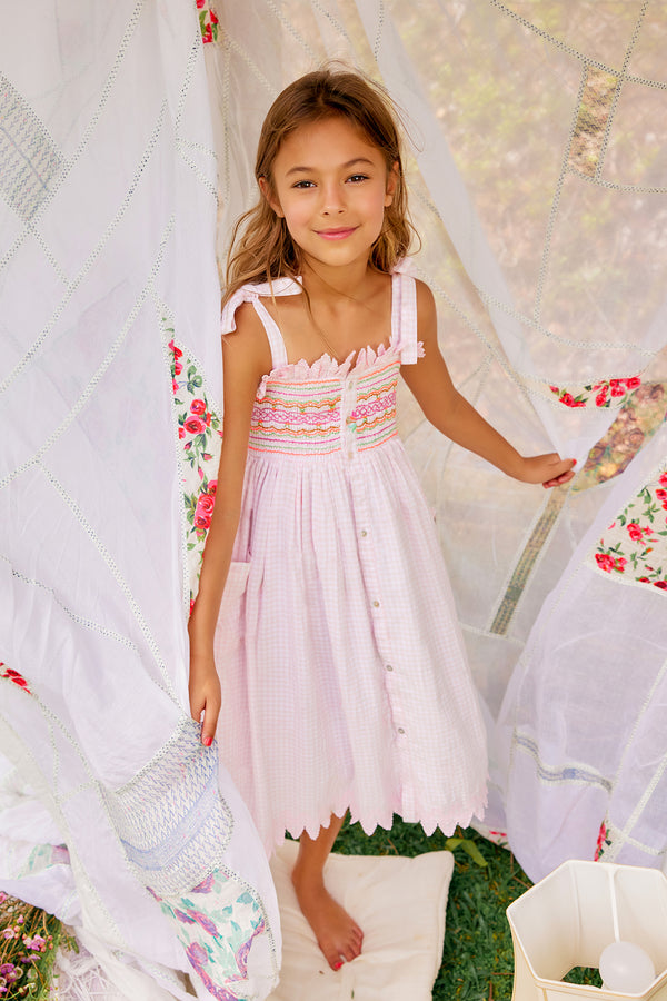 Sunny Dress | Pink Gingham