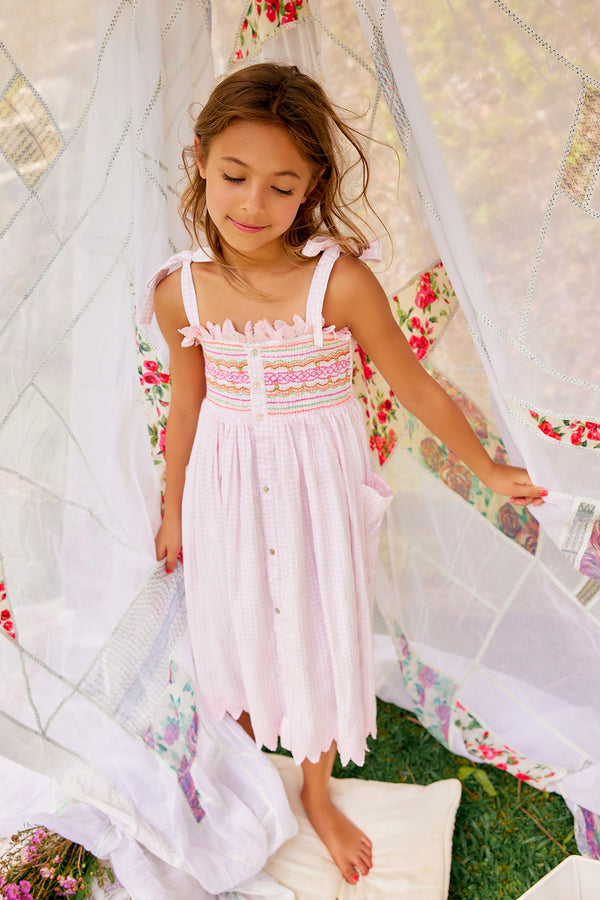Sunny Dress | Pink Gingham